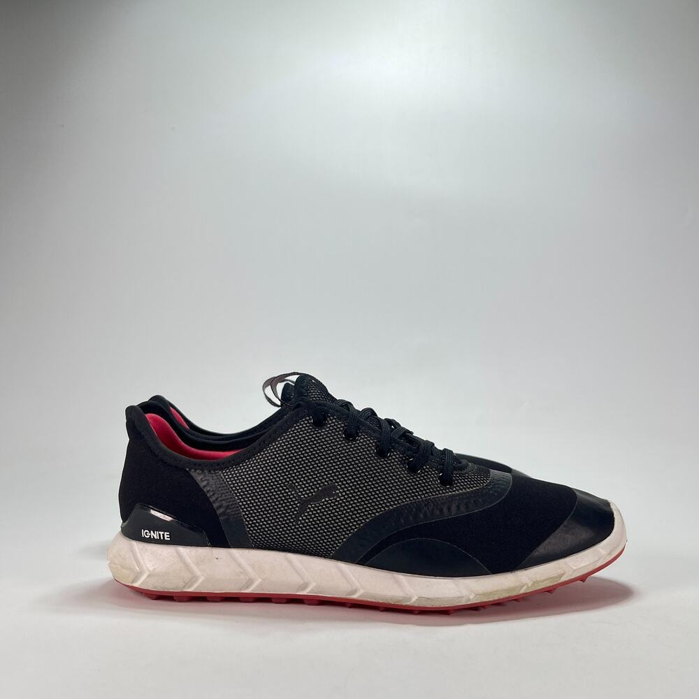 Puma Ignite Statement Low Black White Spikeless Golf Shoes 190578-01 Womens Sz 7